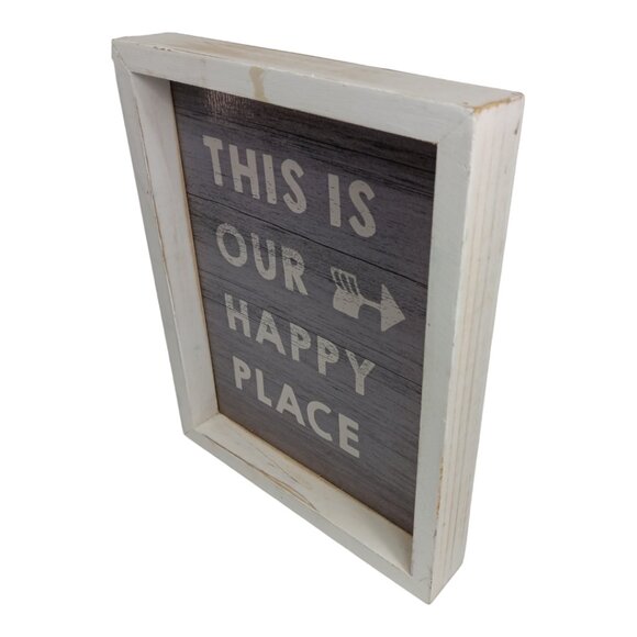 This Is Our Happy Place Wall Sign, Table Or Ledge Display-Home decor - Picture 2 of 8